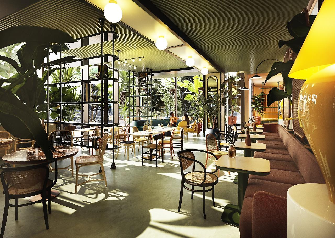 The Standard, Bangkok Mahanakhon Exterior photo Interior of the restaurant